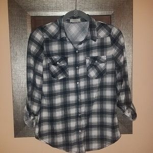 Black&white flannel